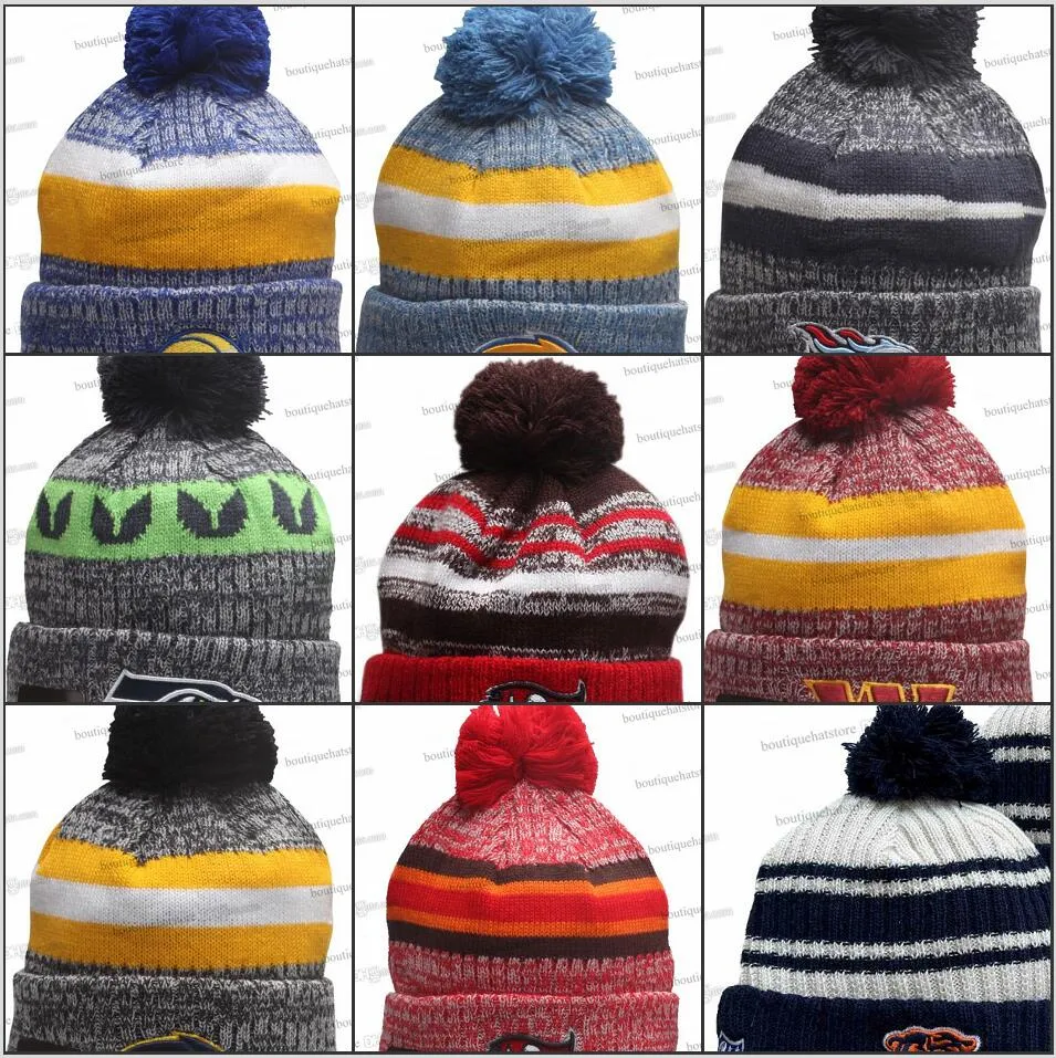 Patriots Hats Ball Beanies Sport Stripes Cuffed Knit Hat  display picture 1