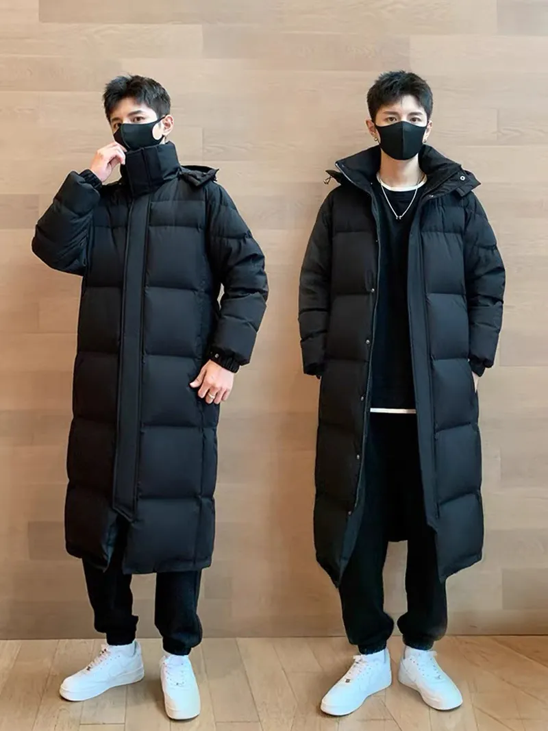 Mens Knee Length Hydrenalite Hooded Down Jacket Puffer Coat Long Winter Parka In Black Sizes XS XL From Tomwei 88.53 DHgate.Com