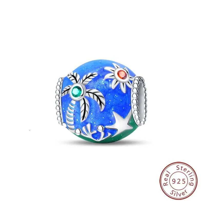 925 Sterling Silver Ocean Theme Charm Pendant For Bracelets_voghion.com