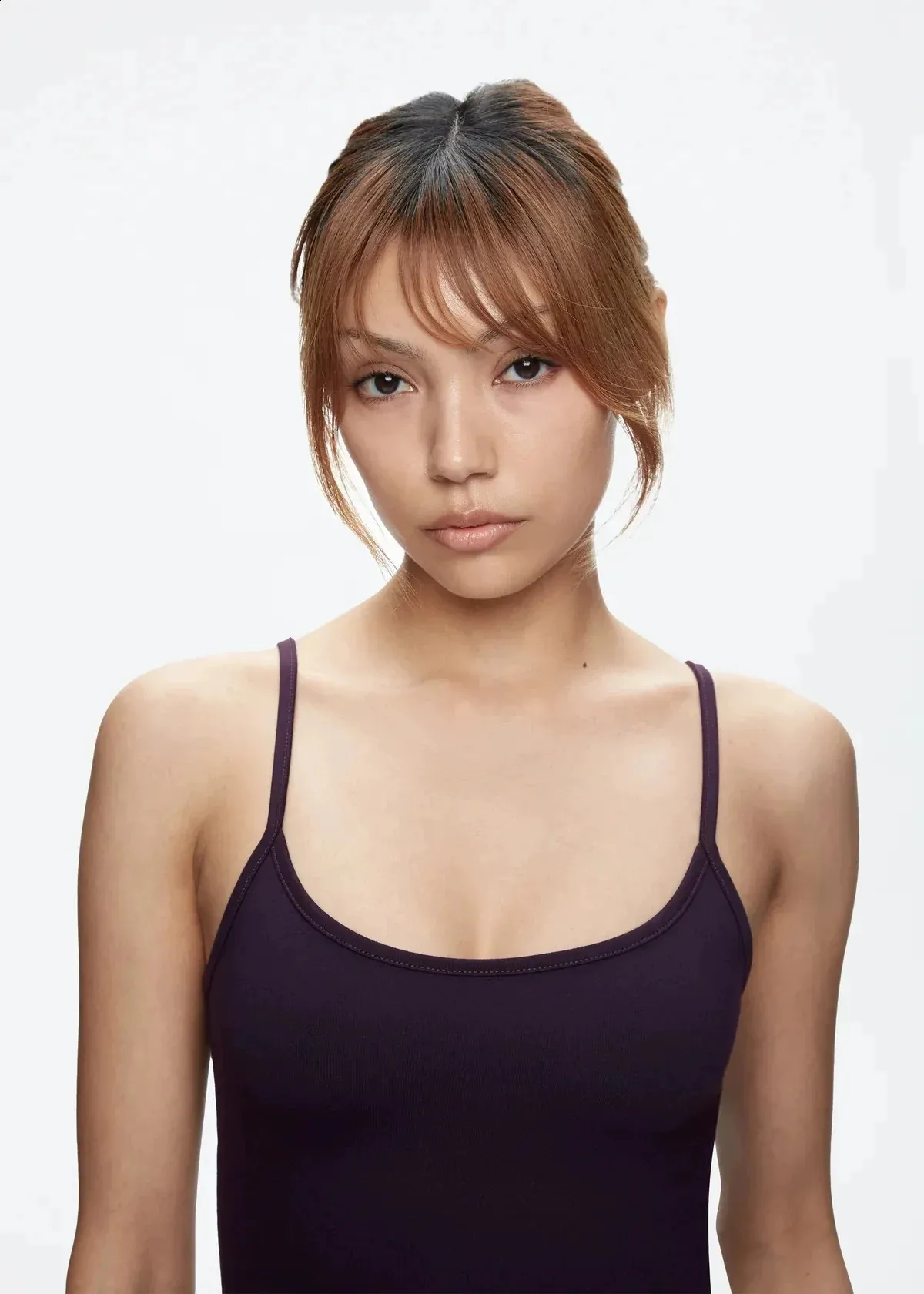 DHgate.com:Cherry Red Tank Top & Olive Green/Purple/Grey