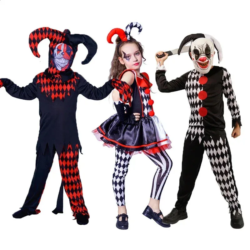 Déguisement Halloween Clown Tueur Pour Enfant – Costume Flippant Et Original Pour Une Fête Inoubliable