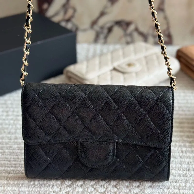 Designer bag Classic Crossbody Bags Leather Classic Shoulder Bag card holder Chain bag Luxurys Purse Card Women Ccredit card slot Messenger Bag