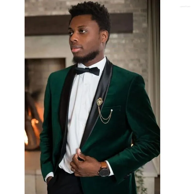 Green Velvet Blazer Green Blazer Black Trousers Mens Velvet Green