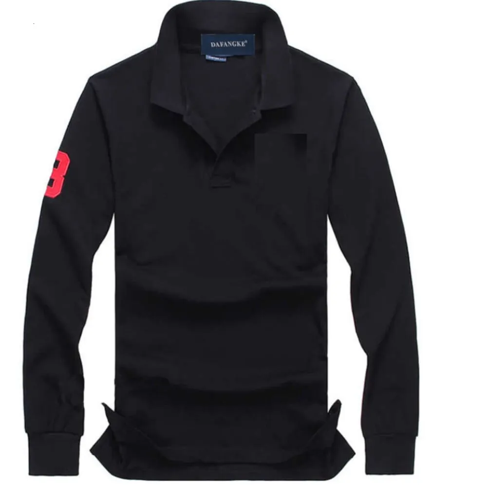 Polo Shirt Wholesale: Mens Long Sleeved Fashion Polo Shirt Casual