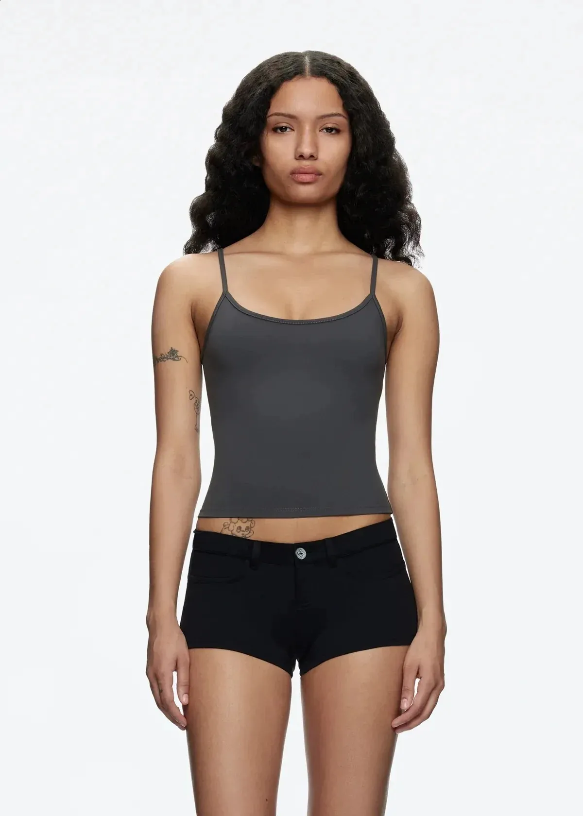 DHgate.com:Cherry Red Tank Top & Olive Green/Purple/Grey