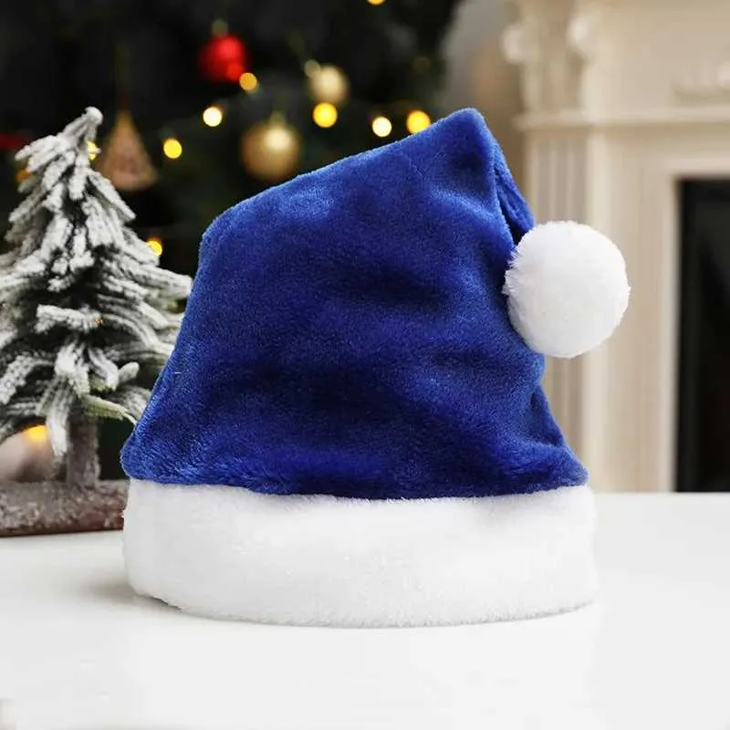 Lot De 4 Bonnets De Noël En Peluche - Père Noël Rouge Et Blanc - Taille Adulte Et Enfant - Pour Fête, Déco, Costume - Cadeau De Noël