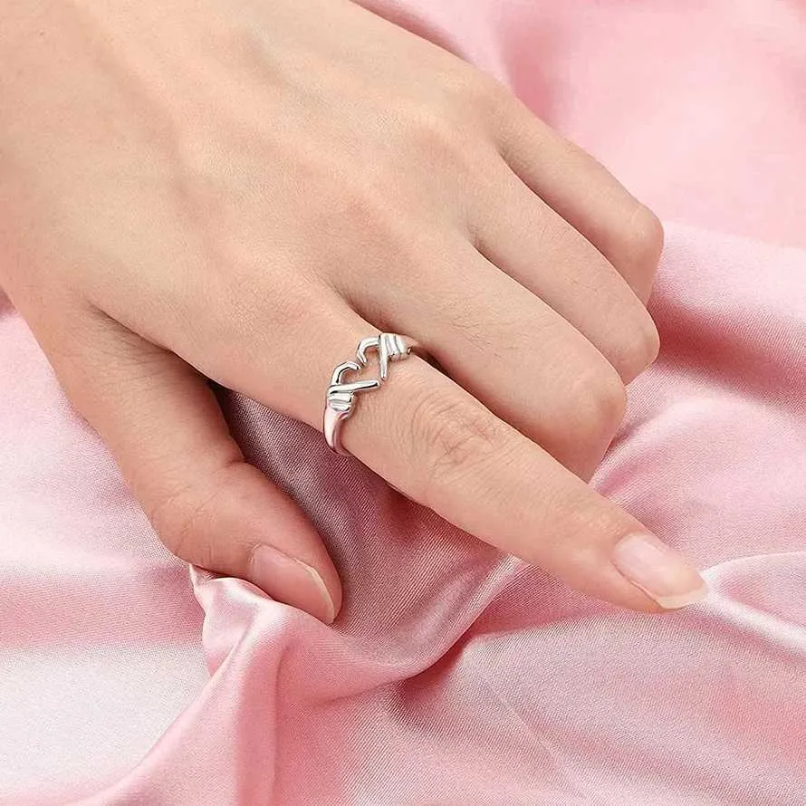 Bague Claddagh Cœur Ajustable Ouverte À Doigt Pour Couple En Métal Bijoux  Saint Valentin Amitié Femme Homme Du 7,52 € | DHgate, image size:890x890