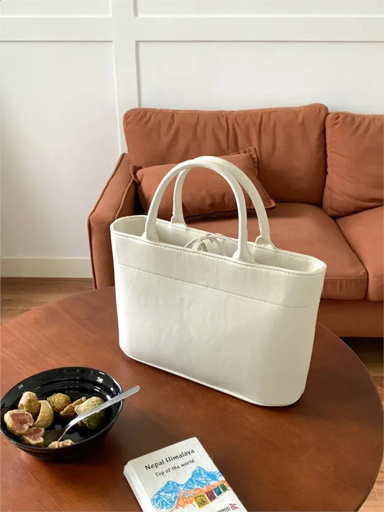 Sac Fourre-tout Grand Modèle En Cuir PU - Bandoulière Réglable, Fermeture Magnétique