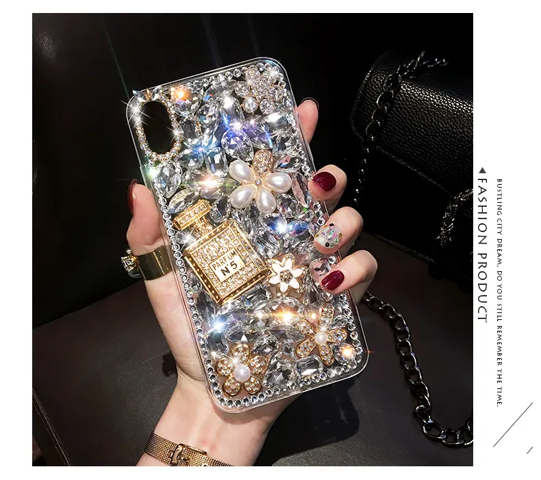 Bling IPhone Case With Rhinestones Crystal Clear Protective All bling-iphone-case-with-rhinestones-crystal-clear-protective-all