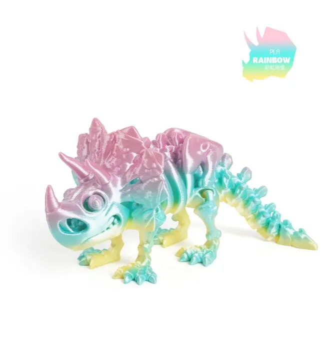 Porte-clés FlexiDinos - Dinosaures Articulés - Modèle d'Impression 3D Porte-clés FlexiDinos - Dinosaures Articulés - Modèle d'Impression 3D