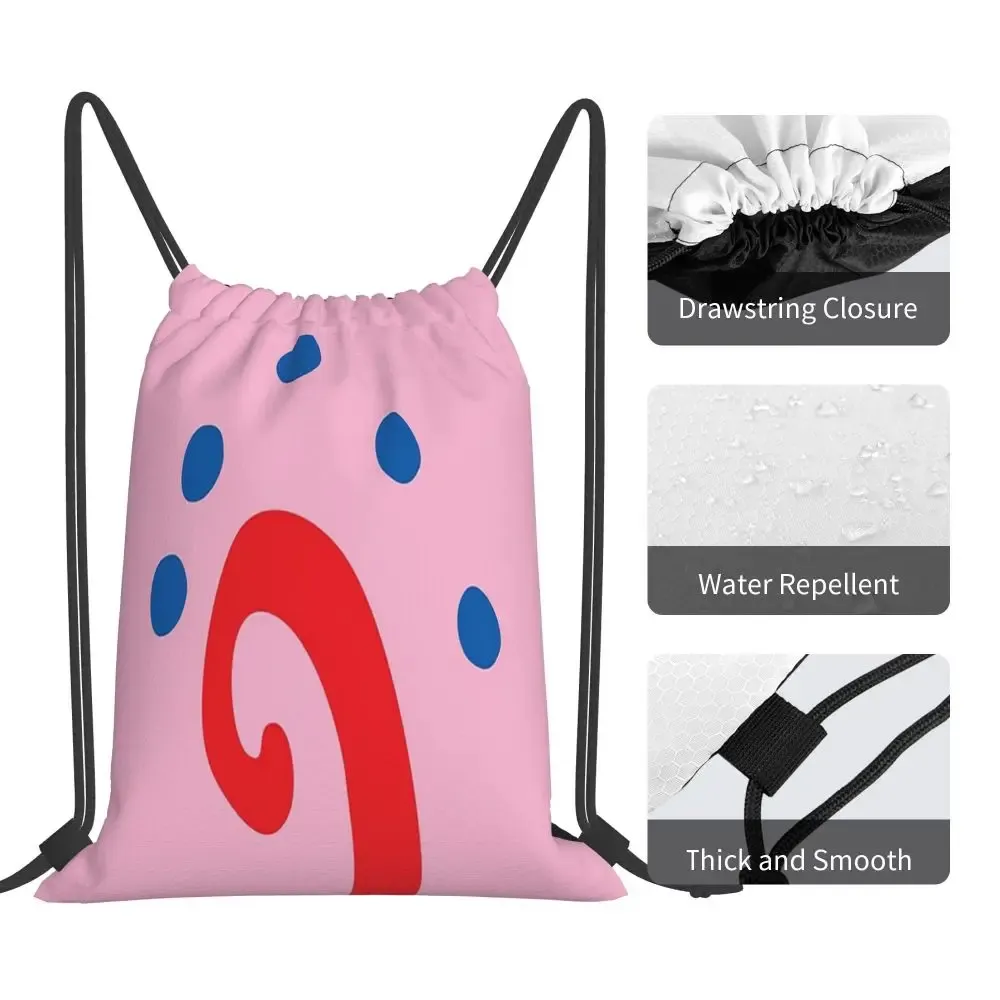 Backpack Gary The Snail Backpac Fashion Portable Drawstring Bags Bundle ...