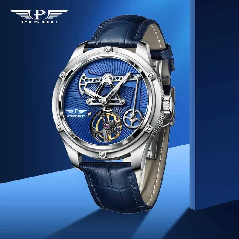 Save Big on Bulk Miyota 8215 Automatic Watch Pindu Mens New Mechanical  Watch Leather Sapphire Crystal Business Mens Watch Miyota 8215 Automatic  Watch