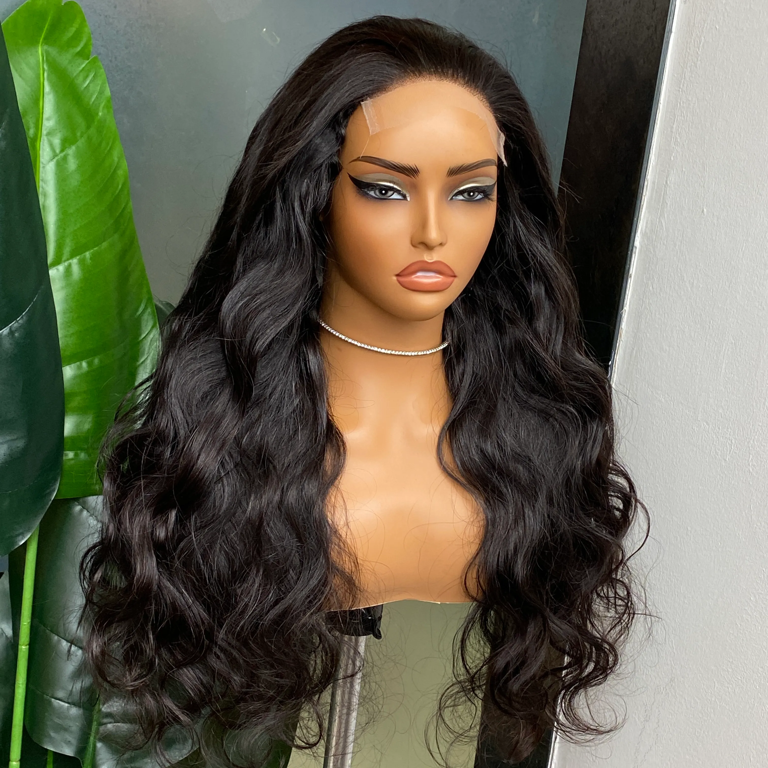 Peluca De Encaje Completo Brasileño Olada De Cuerpo Humano 5x5 HD Cierre De  Encaje, Doble Densidad De 180% 1B Natural Negro Sin Glúeramiento De 10 32  Pulgadas Remy Cabello Humano De 95,1 € | DHgate, image size:3024x3024