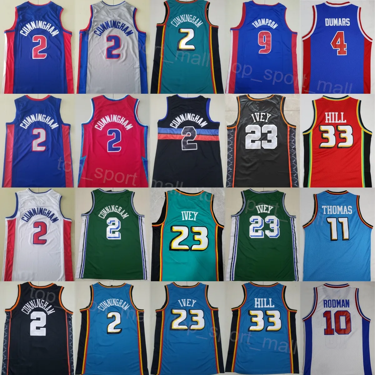 Save Big on Bulk Basketball Jersey Team Team Basketball Jersey, Cade  Cunningham, Jaden Ivey, Grant Hill, Isiah Thomas, Bill Laimbeer, Dennis  Rodman,