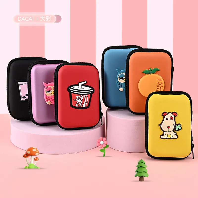 Portefeuille Enfant Licorne Lapin - Mini Porte-monnaie PU Avec Chaîne - Cadeau Fille Cartoon Mignon
