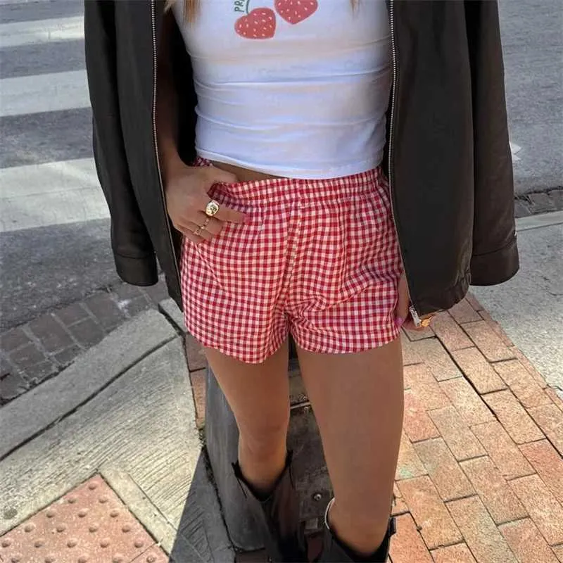 パンツ candy check tweed short pants size m candy check tweed