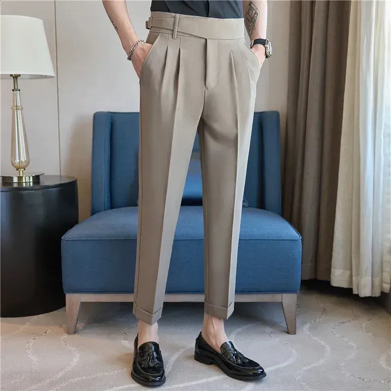 blue dress pants brown belt Azure Flowy Chiffon Front Twist Maxi Dress