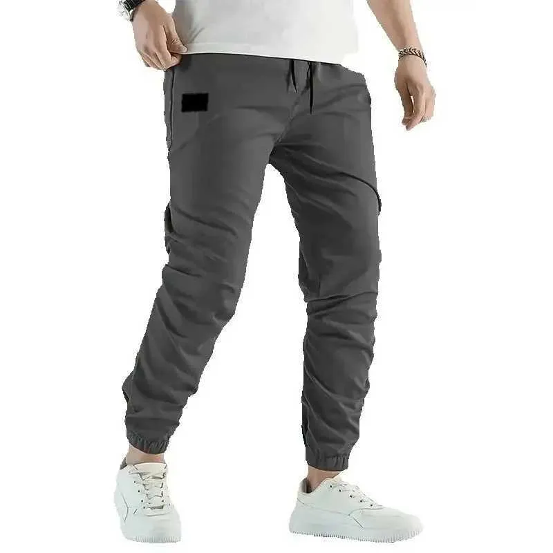 Pantalon De Survêtement Ample Pour Homme – Bas Ouvert, Taille