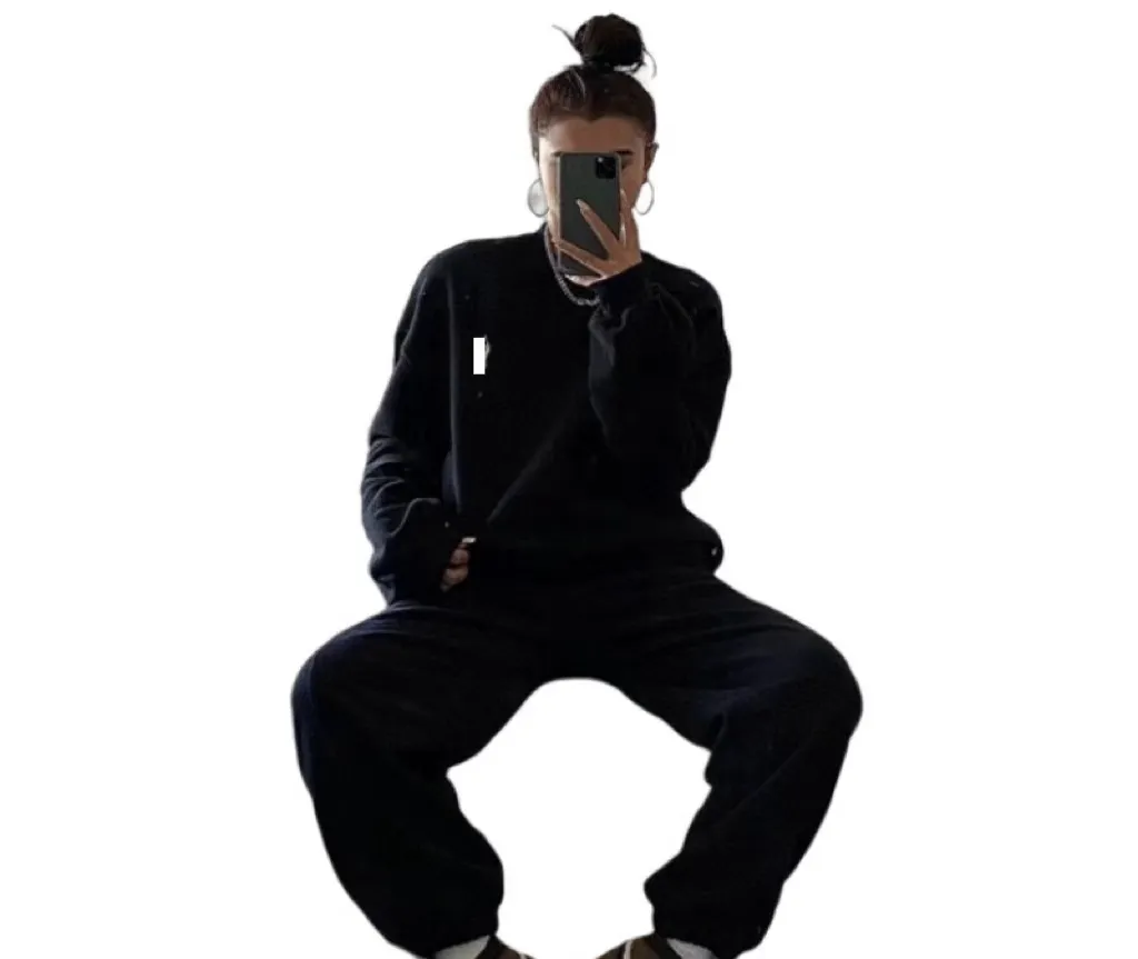 Save Big on Bulk Polo Tracksuit Womens Women's Two Piece Tracksuit Set Zip  Up Polo Hoodie With Sporty Long Sleeved Pants For Autumn And Winter Best 