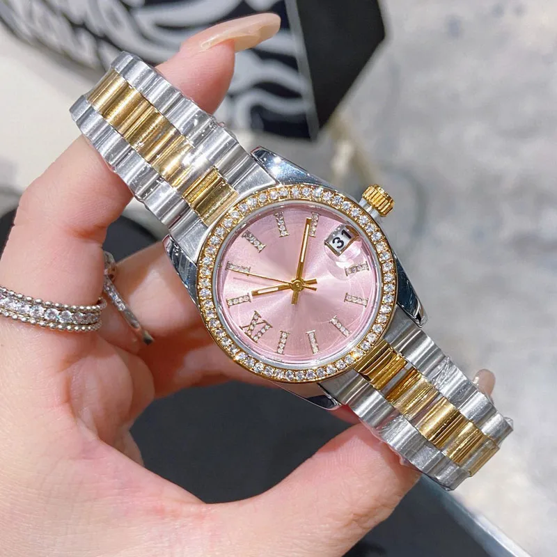 Save Big on Bulk Womens Luxury Diamond Watch Luxury Lady Watch Designer  Diamond Bezel Womens Watches 30mm Auto Date Wristwatches For Women Birthday 