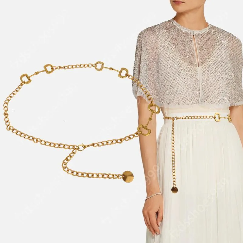 Womens Belts Waist Chain Belt Plus Size Gold Metal Waist Chain