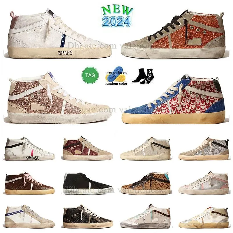 TOP gold chaussette casual shoes loafers dirty shoe blue purple basket femme Do Old Dirty sneaker Plate forme famous dirty sneaker with star trainers