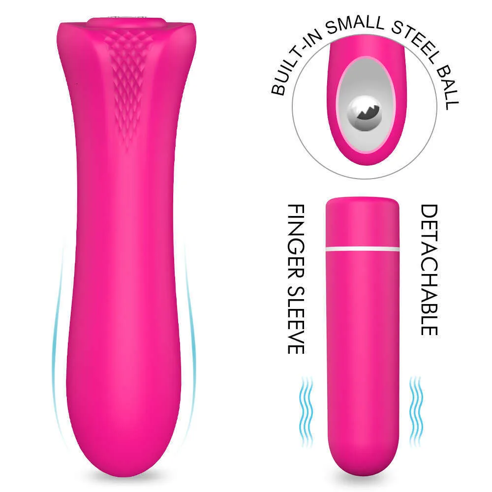 Sihande Rechargeable Silicone Mini Vibrator for Women 4.45 in Length 1.14  in Diameter from Dhgate Vibrators