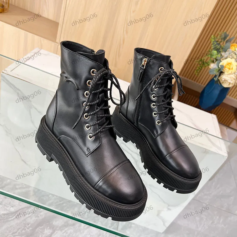 DHgate.com:Black Leather Round Toe Ankle Boots with Side