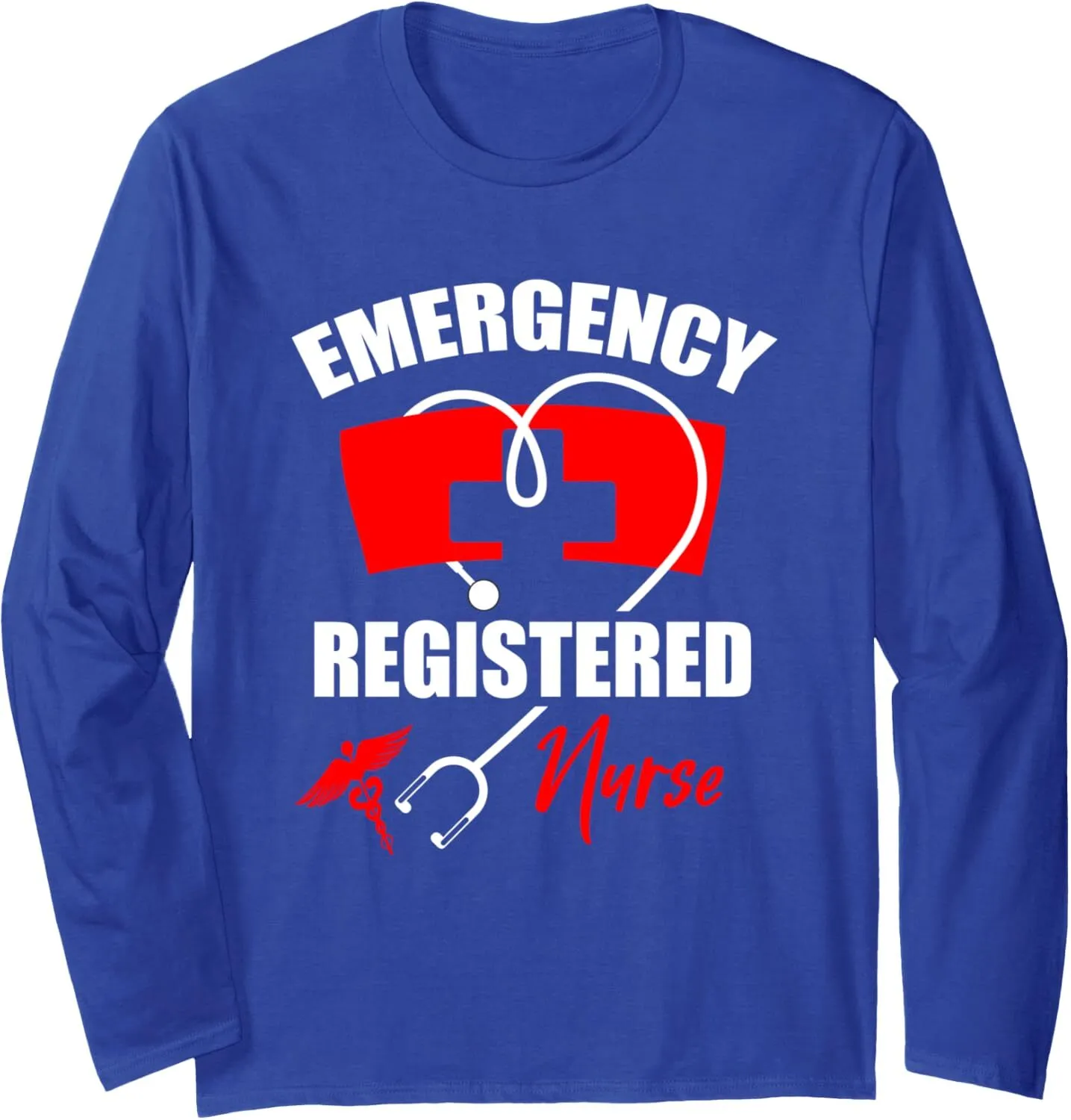 HILLDA トップス Emergency Long Sleeve EMERGENCY | Emergency Department | Healthcare | Nursing