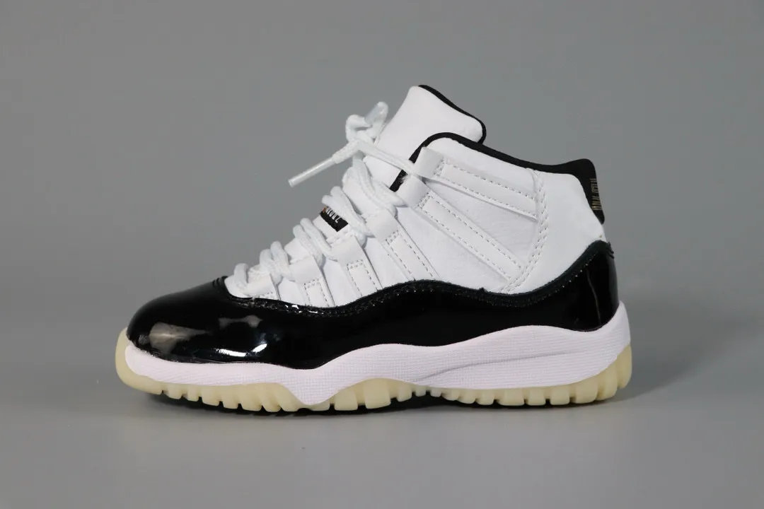 60Color LUXU11 High Low Hot Sale Kids Boys Girls Basketball Shoes Sneakers Size 25-35