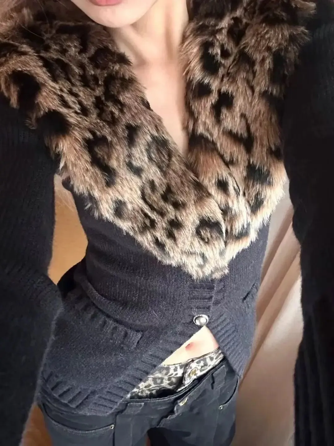 CLANE クラネ　LEOPARD LONG GILET CLANE(クラネ)のLINEN LEOPARD GILET通販 | mirabella（ミラベラ