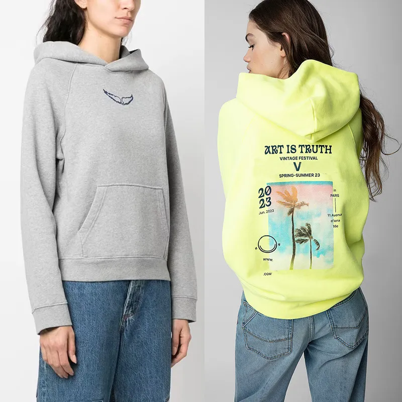 Sweatshirt New Tide Women Designer Cotton Lose Hoodie Pullover Jumper TN Hochqualitat klassische heiBe Buchstaben Muster Druck lassig vielseitiger