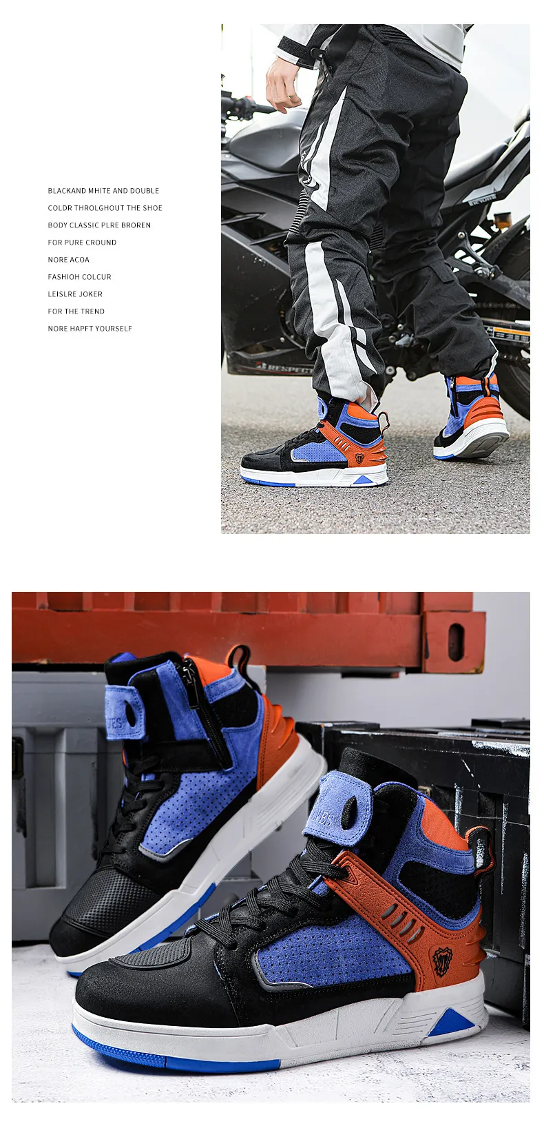 Autumn Winter Ddmysaturn New Genuine Leather Anti Slip Riding Shoes Wear Resistant And Casual Motorcycle C_desvips.com