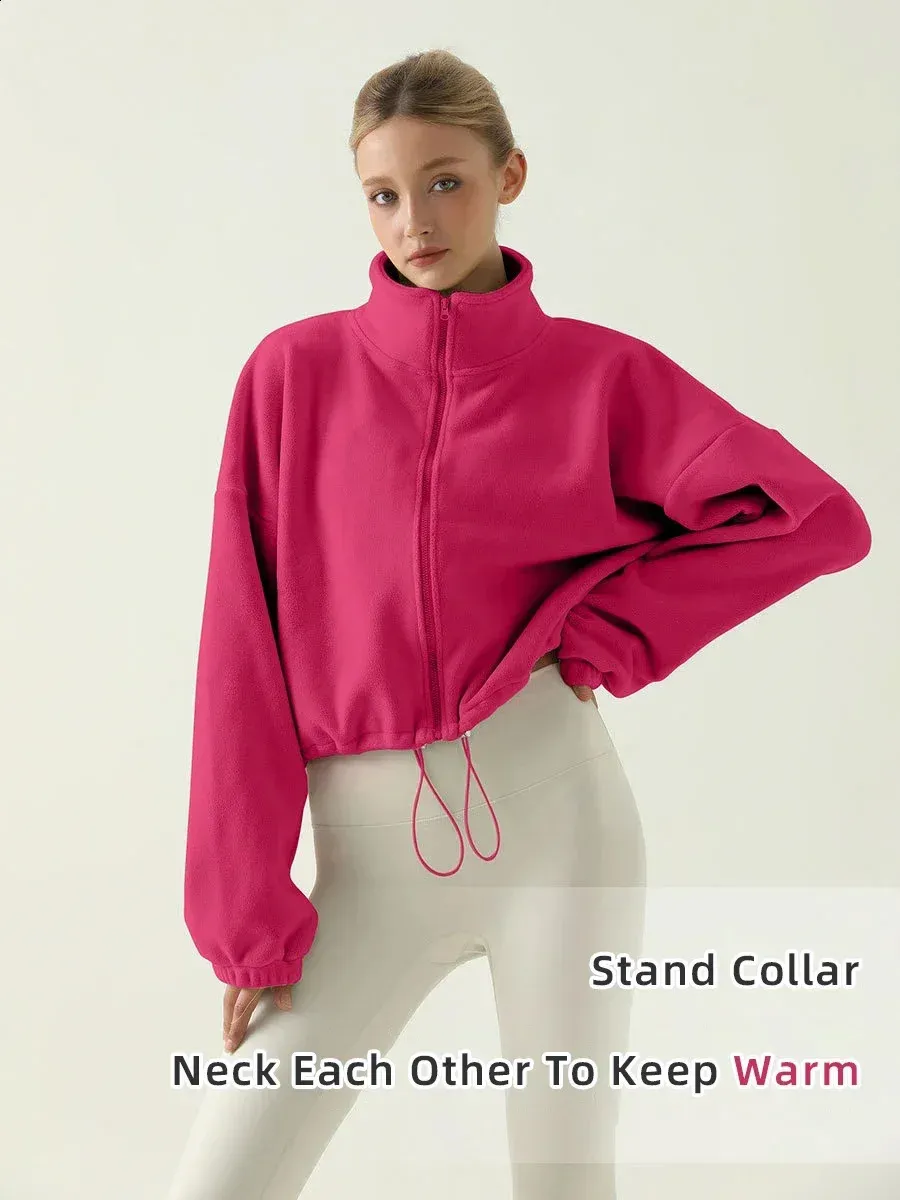 Warm Cozy Long Sleeve Sports Jacket Loose Fit, Breathable, Active  Running Gym Wear