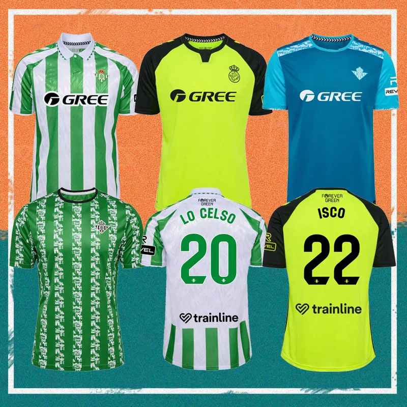 24/25 Real Betis ISCO Soccer Jersey Men Polyester Quick Dry Short