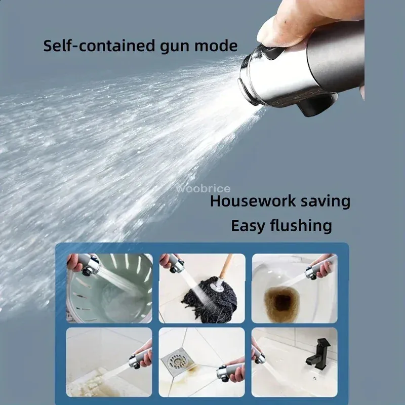 4 Modes Shower Head High Pressure Showerhead OneKey Stop Water Massage With Filter Element Bathroom Accessories Y240918_voghion.com