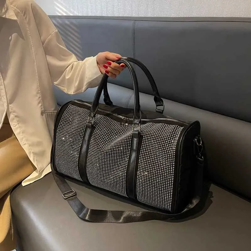 Large Capacity Travel Duffel Bag Folding Nylon From