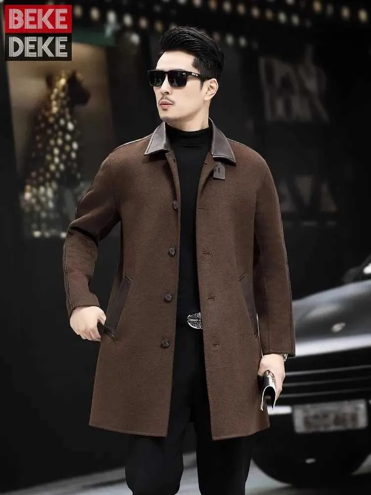 Save Big on Bulk Mens Wool Casual Jacket Mens Wool Winter Jackets For Men  Business Casual Slim Fit Overcoat, Single Breasted Windproof Office Jacket 