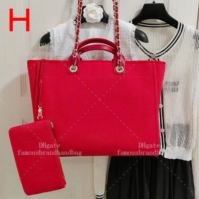 Designer Calfskin Leather Beach Mommy Bag Tote With Mirror 50CM Large Size Luxury Chain And Box C128 From Famousbrandhandbag 321.53 DHgate .Com
