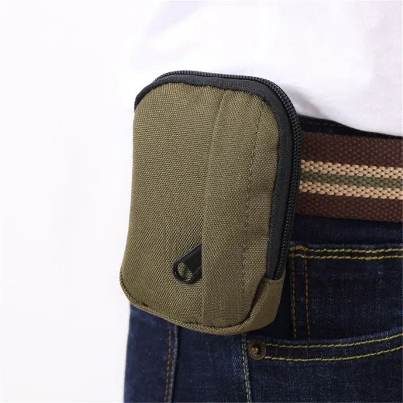 Ceinture Tactique Molle Avec Pochette Pour Téléphone 7 Pouces – Sac De Taille EDC, Homme