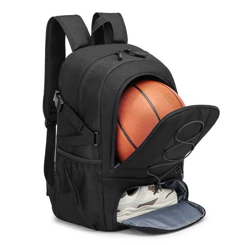 Multifunctional Sports Backpack with Separate Shoe Compartment and USB Port