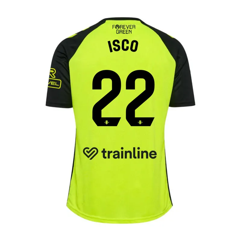 24/25 Real Betis ISCO Soccer Jersey Men Polyester Quick Dry Short