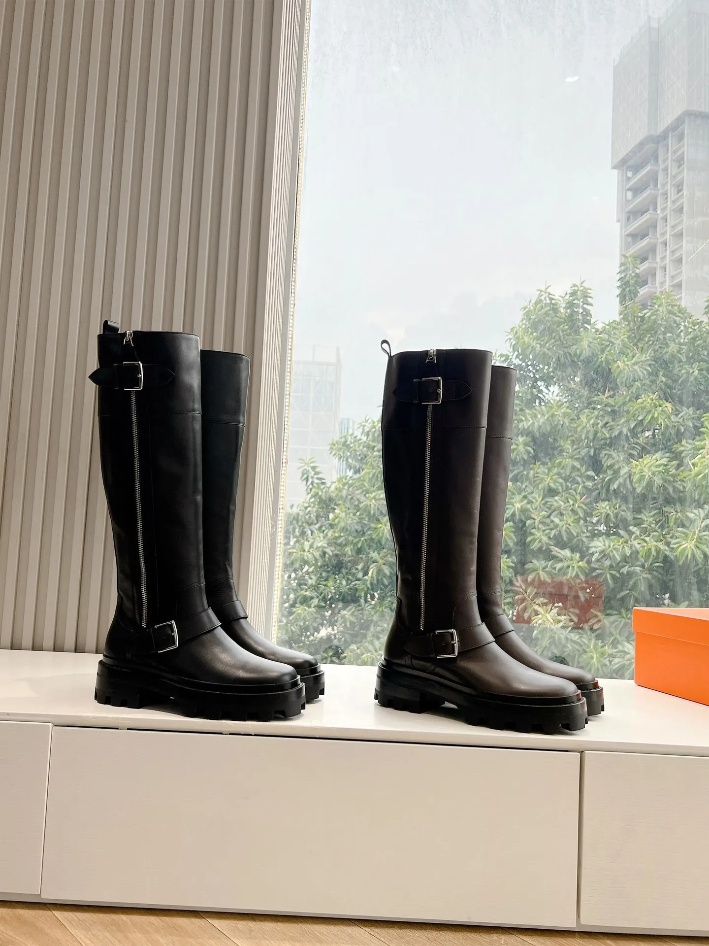 New Women's Half Calf Ankle ridgecut boots with Lace-up and