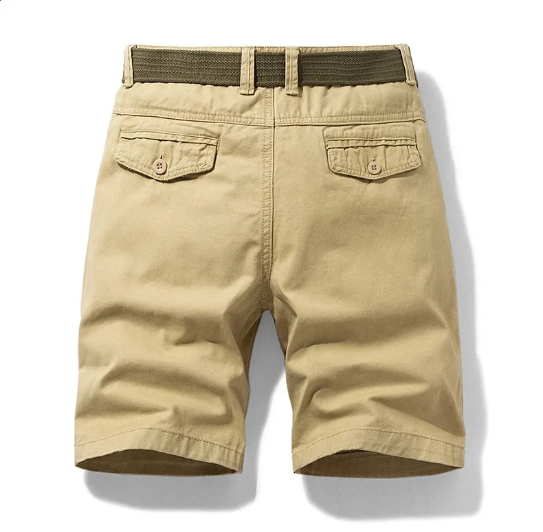 【BAON】Chotsur Military Cargo Bermuda Pants Men's Military Cargo bermuda shorts - Summer Casual