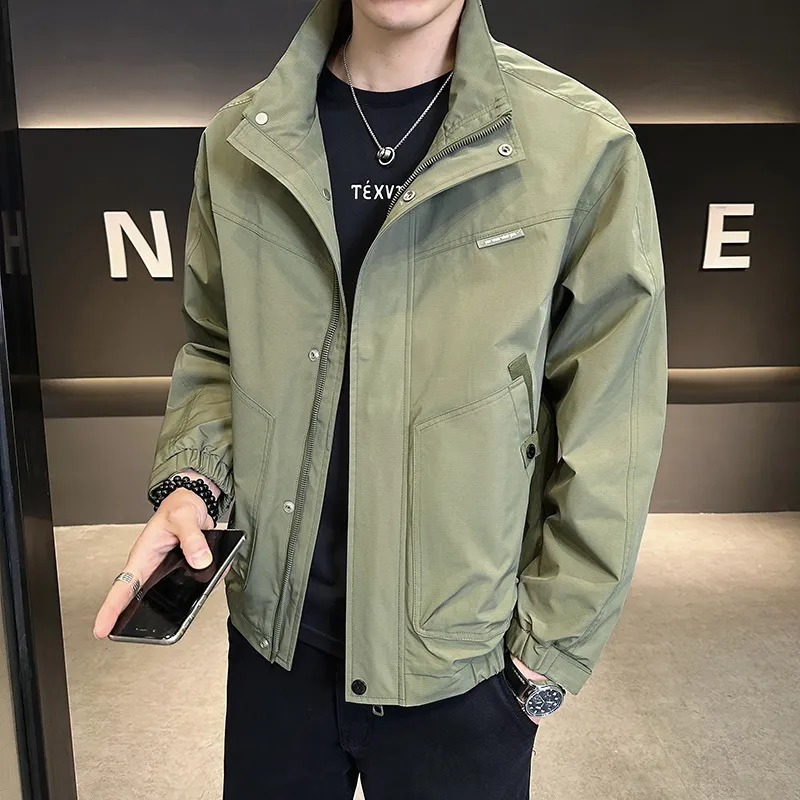 ジャケット・アウター WOVEN FADE NO COLLAR MILITARY BLOUSON WOVEN FADE NO COLLAR MILITARY BLOUSON
