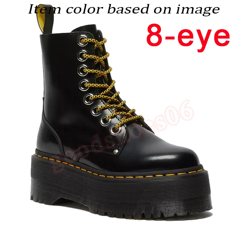 Luxury Womens Mens Martin Designer Boots Woman Luxury Platform Martens Ankle Short Boot Smooth Leather White Black Snow Winter Booties Loafers Shoes