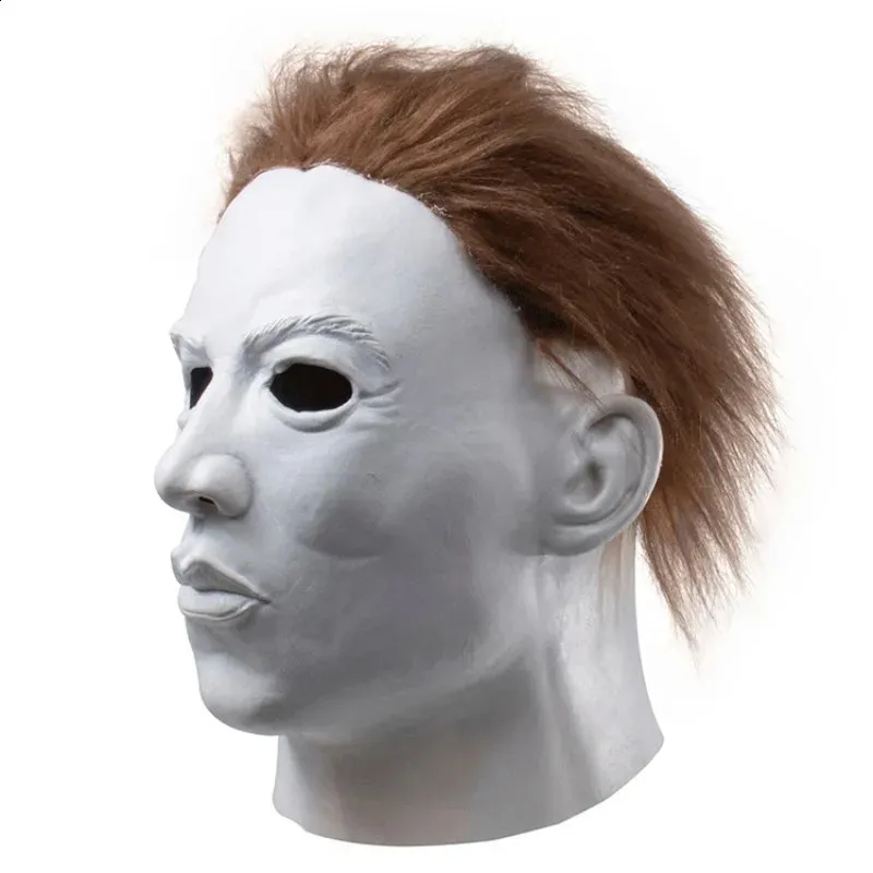 Máscara De Michael Myers De Látex – Set Con Guantes Y Cuchillo De Juguete Para Halloween, Cosplay Y Fiestas De Terror