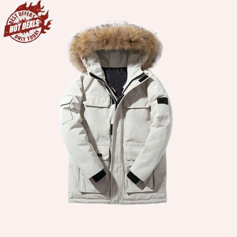2024 Designer Herrenjacke Kanada Winter Daunenparka Gänsemäntel Winddichter Mantel Wasserdicht Schneesicherer Puffer Dicker Mantel_voghion.com