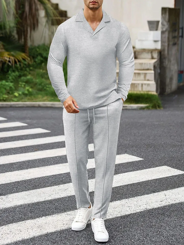 【vintage】MENSスラックス Retro Men High Waist Casual Suit Pants Straight Trousers