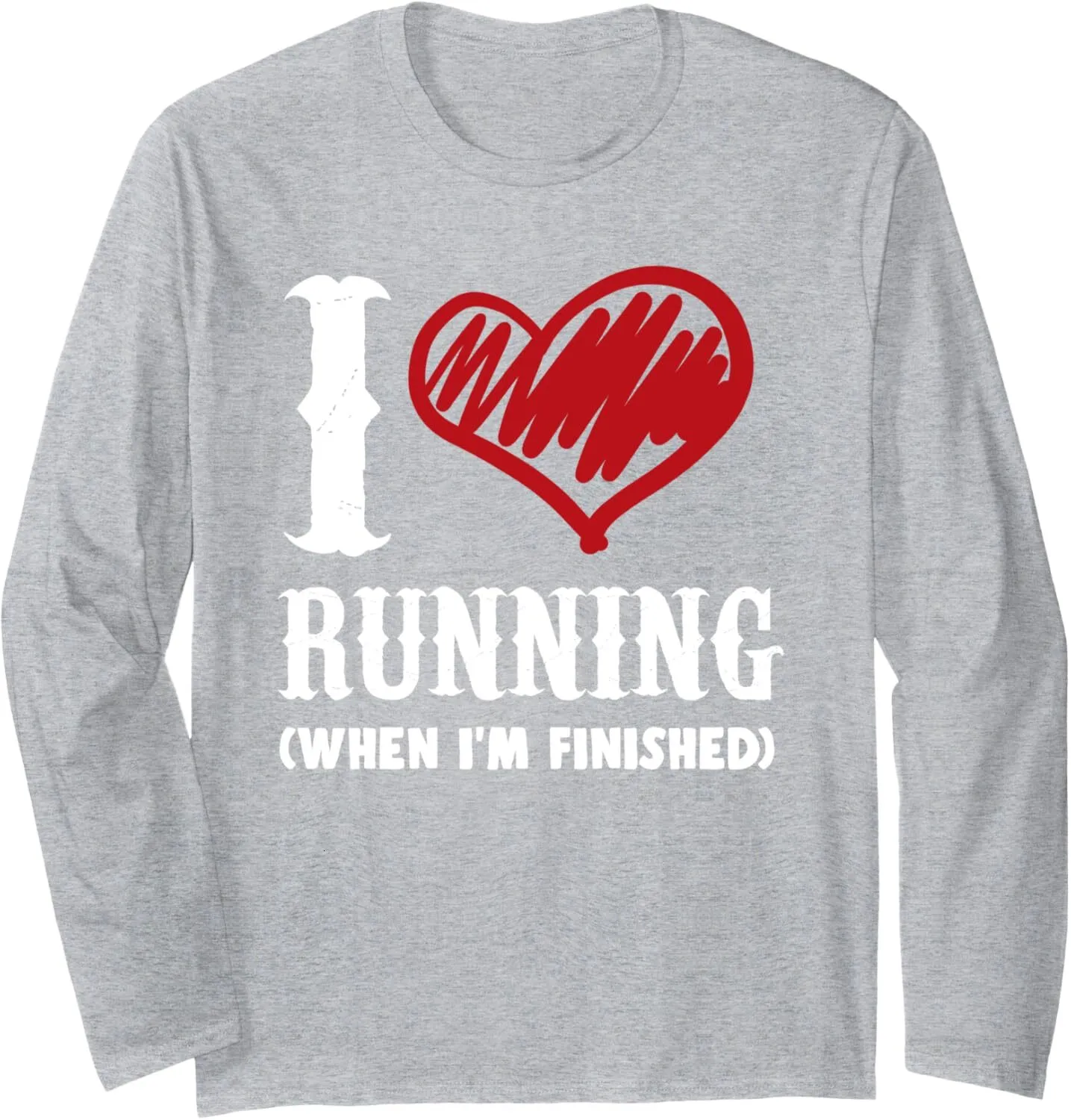 Funny Running Long Sleeve Shirt for Men - I Love Running When Im Finished -  No Runner Goal Gift from Dhgate Mens Hoodies \u0026 Sweatshirts - price 35.55, image size:1435x1500